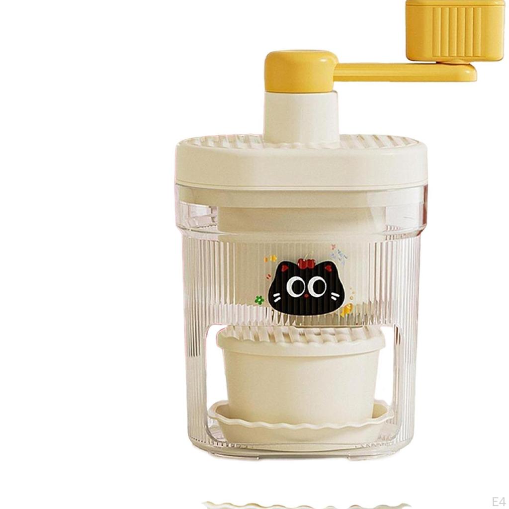 Ручная дробилка льда для приготовления смузи дома или на вечеринках