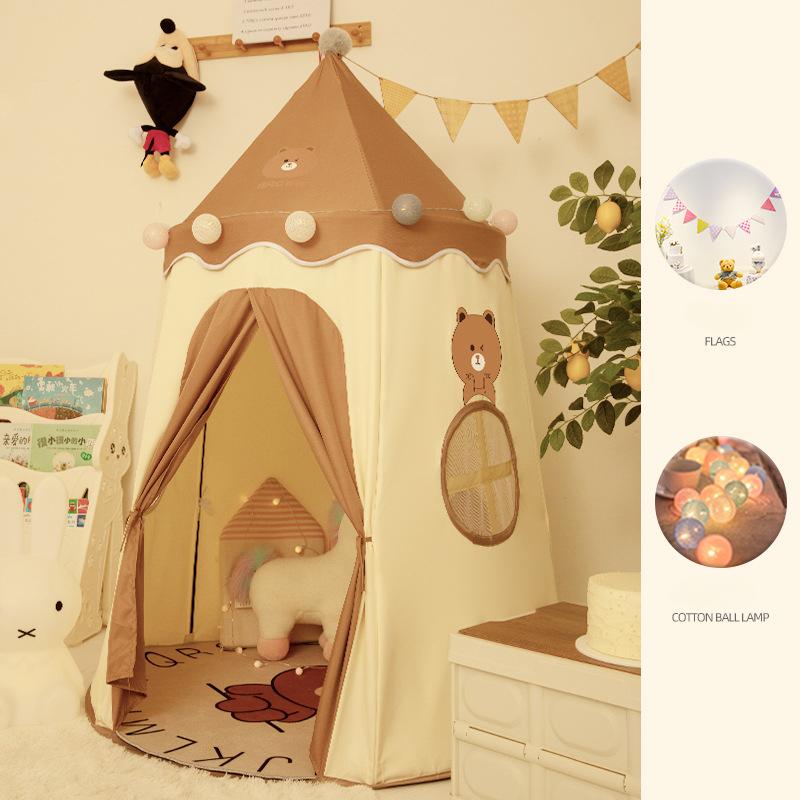 Children's Indoor Tent Treasure Game House Princess Castle Yurt House