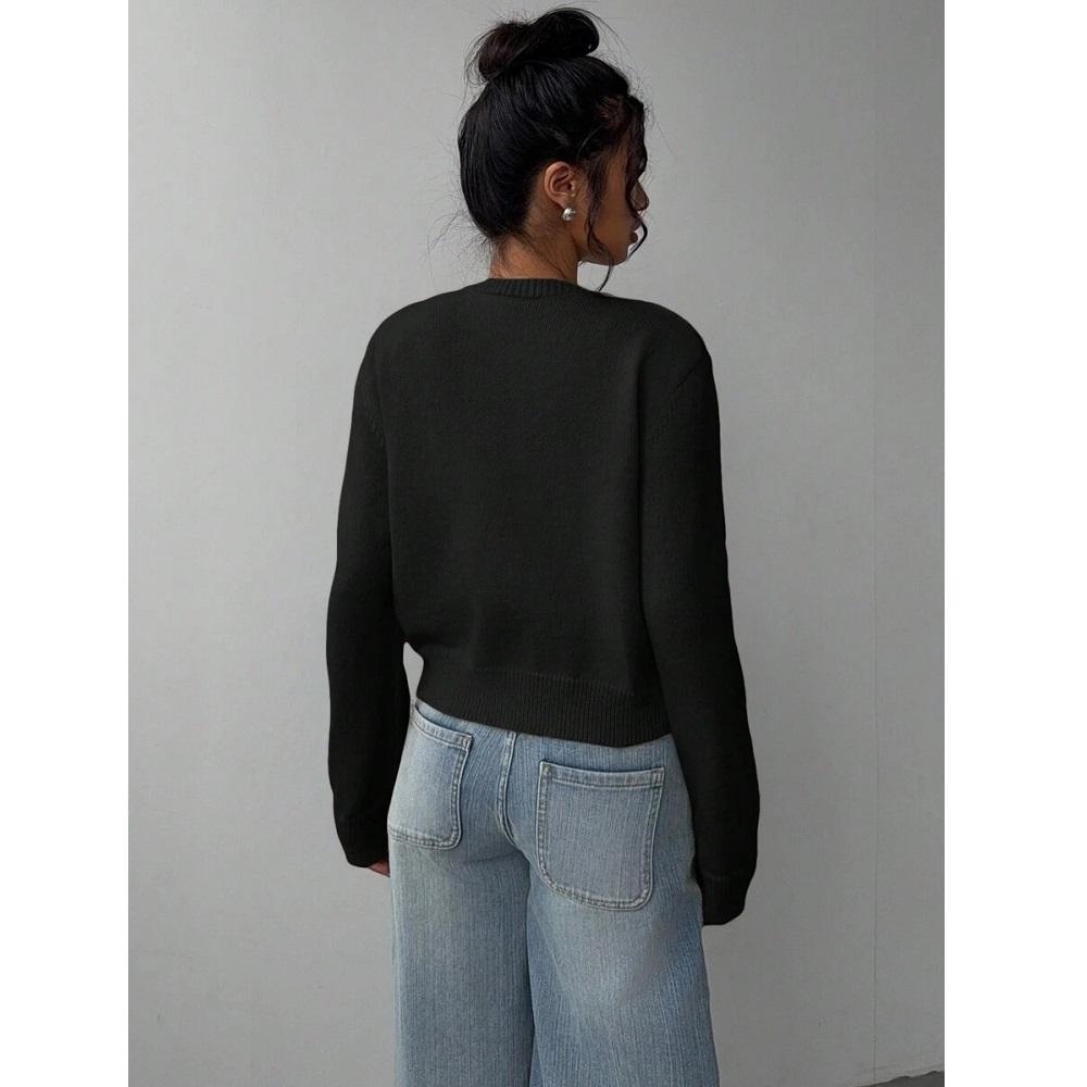 Women Autumn Winter Knitted Cardigans Sweaters Ladies Long Sleeve Single Breasted Sweater Outerwear Coats Jackets