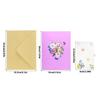 Creative Popup Daisies Paper Card Delicate Daisies Flower 3D Foldable Greeting Card for Birthdays Weddings Holiday