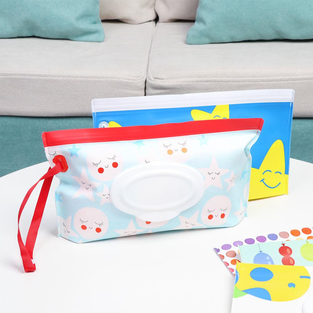Portable Baby Product Carrying Case Wet Wipes Bag Tissue Box Stroller Accessories Cosmetic Pouch