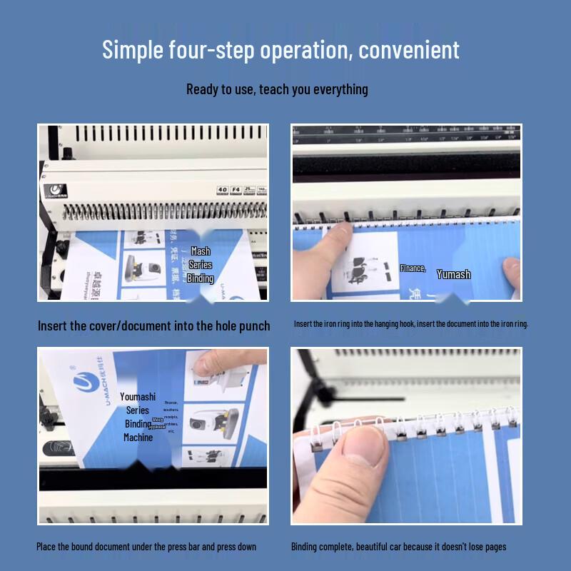Youmaishi 34-отверстия 7,9 мм Металлические пружины для переплета