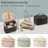 Makeup Bag Portable Cosmetic Bag Large Capacity Travel Makeup Case Organizer Black For Women Toiletry Bag for Girls Traveling
