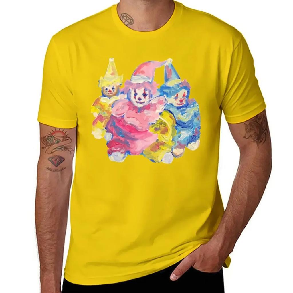 Clown Friends T-Shirt hippie clothes anime clothes mens clothing