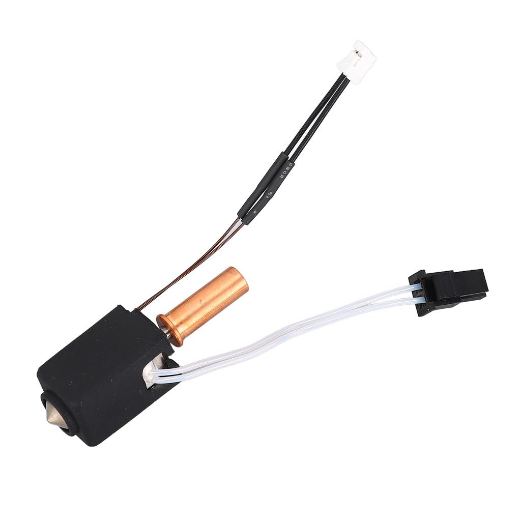 3D Printer Hotend Kit 0.4mm Nozzle Bimetal Throat Print Head Extruder Hotend Replacement Kit for