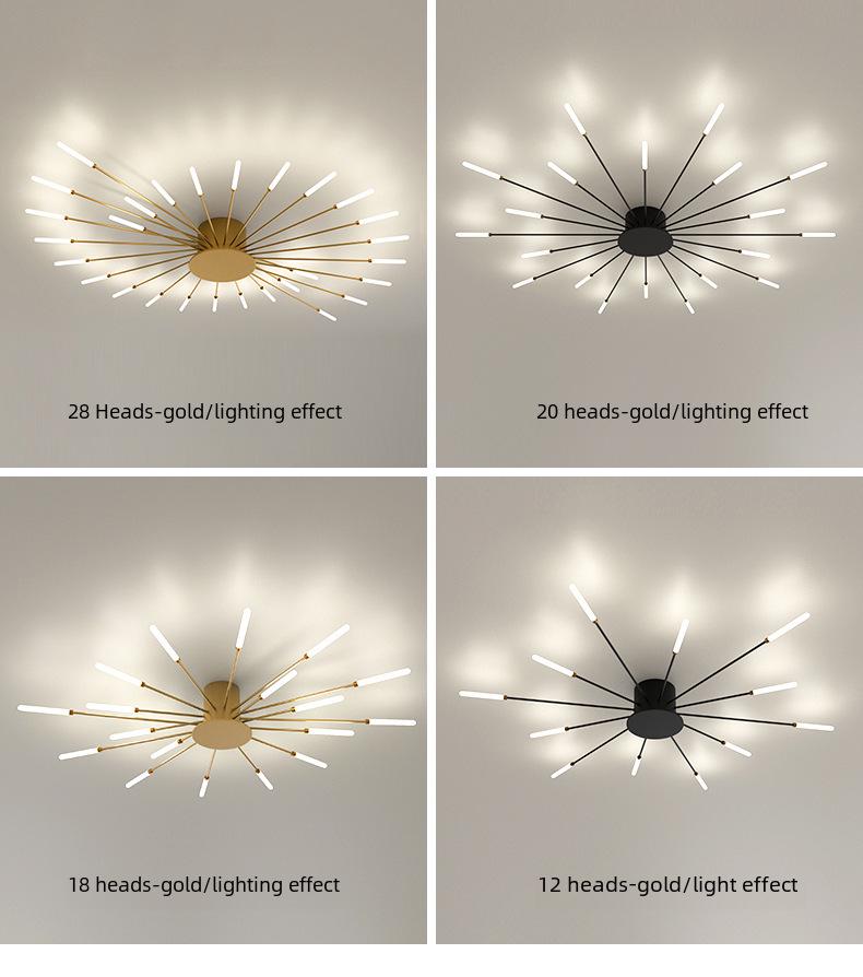 Светодиодный потолочный светильник Vortex Fireworks для гостиной, зала, ресторана и спальни