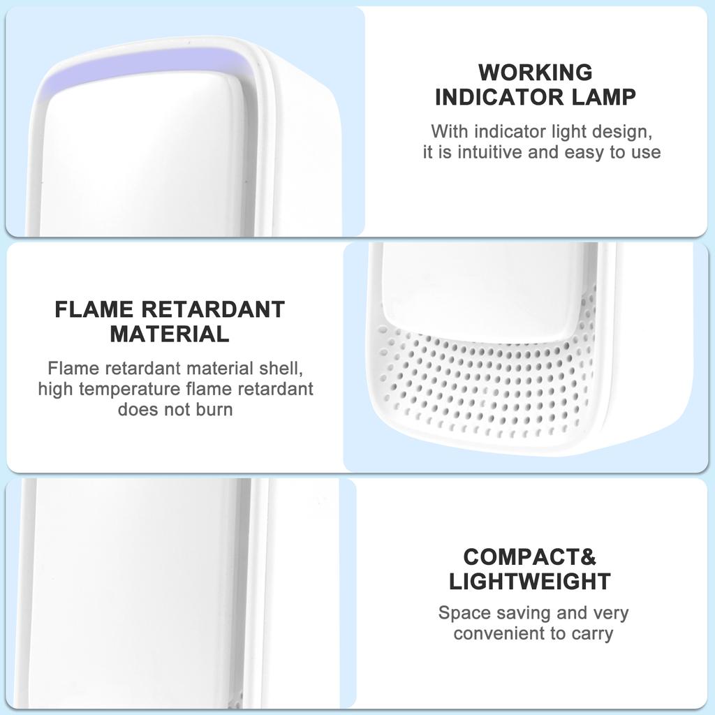 2PCS/1PCS Plug in Air Ionizer Negative Ion Air Purifier Portable Air Cleaner Small Ionizer Air Purifier Filterless Room