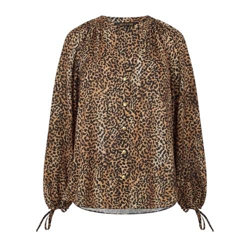 Biba Womens/Ladies Leopard Print Button Through Blouse