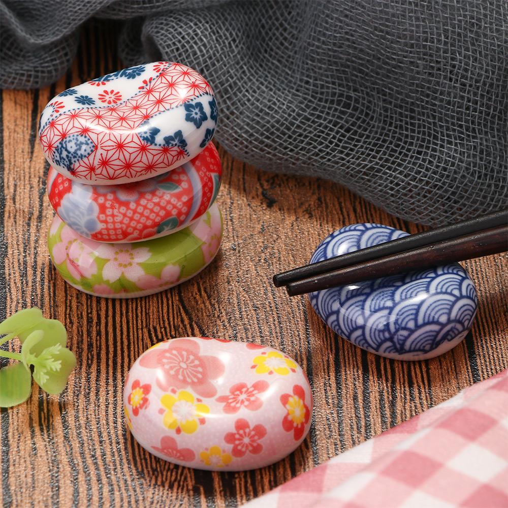 Stand Ingots Kitchen Tools Rest 6 Styles Tableware Ceramic Spoon Chopsticks Holder Fork Rack