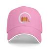 Peace Walking Monks Minimalist Zen Art Baseball Cap  Outdoor Gym Sun Visor Trucker Hat Men Women Fashion Print Snapback Cap
