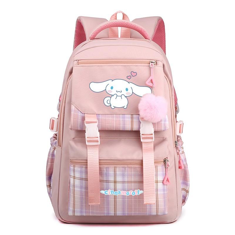 Japanese Anime Style Youth Backpack Students - Large Capacity School Bag With Laptop Sleeve Zippered Pockets