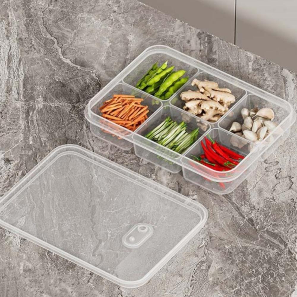 Многофункциональный контейнер для хранения в холодильнике, контейнер для хранения в холодильнике для сохранения свежести, кухонный органайзер