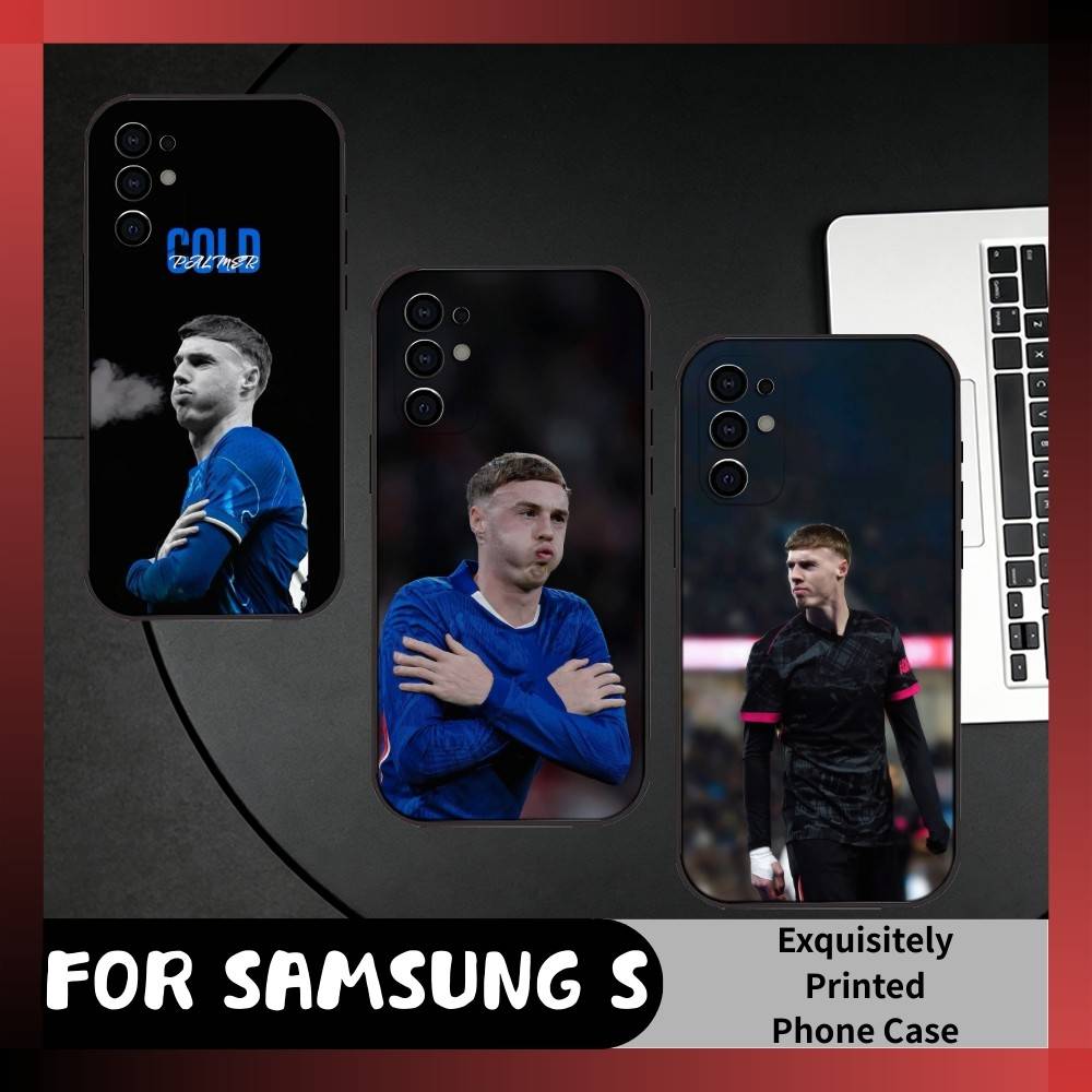 Чехол для телефона C-Cole COLD P-Palmer Футболист для Samsung S25,S24,S21,S22,S23,S20,Ultra,S26,Plus,Fe,Note,5G Черный