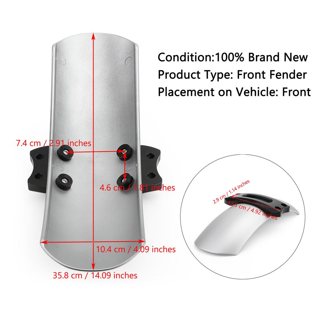 Front Wheel Fender Mudguard For BMW R NINE T Scrambler 2016-2019