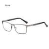 Men Business Photochromic Myopia Glasses Vintage Outdoor Color Changing Sunglasses Women Anti Blue Light Minus Diopter Glasses