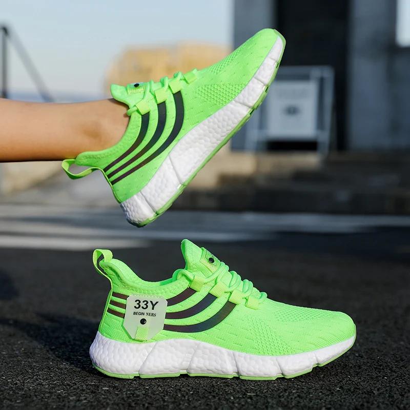 2024 Новые мужские кроссовки дышащие беговые легкие повседневные кроссовки женские кроссовки нескользящие сетчатые туфли Tenis Masculino