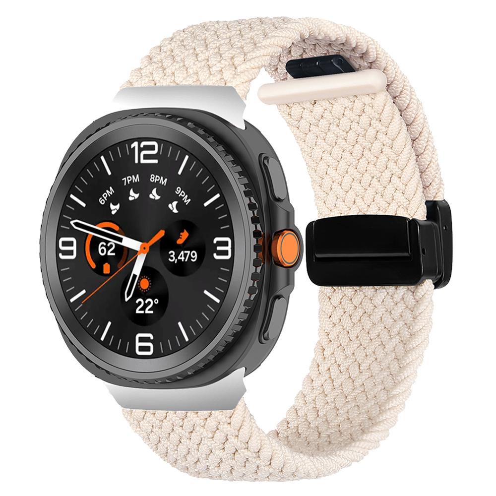 Спортивный ремешок из нейлона с магнитной застежкой без зазоров для Samsung Galaxy Watch8 44 мм 40 мм Браслет-петля для Samsung 8 Classic 46 мм