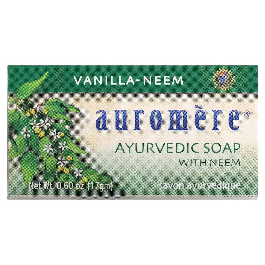 Ayurvedic Soap with Neem, Vanilla-Neem, 17G(0.6Oz)