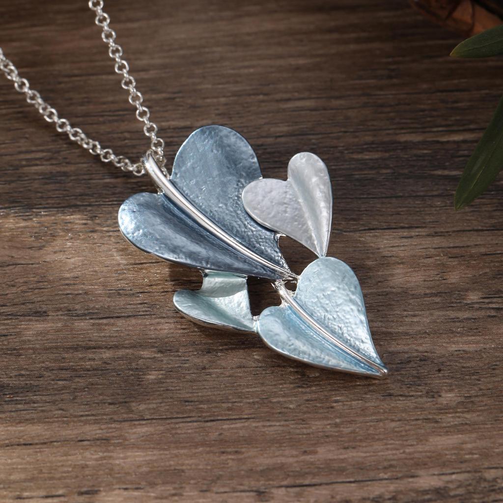 Новое цветное масло, кулон в форме сердца, модное маленькое свежее женское универсальное ожерелье с любовью