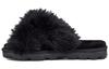 Women's Slippers UGG Fuzzalicious Black Slippers Women's