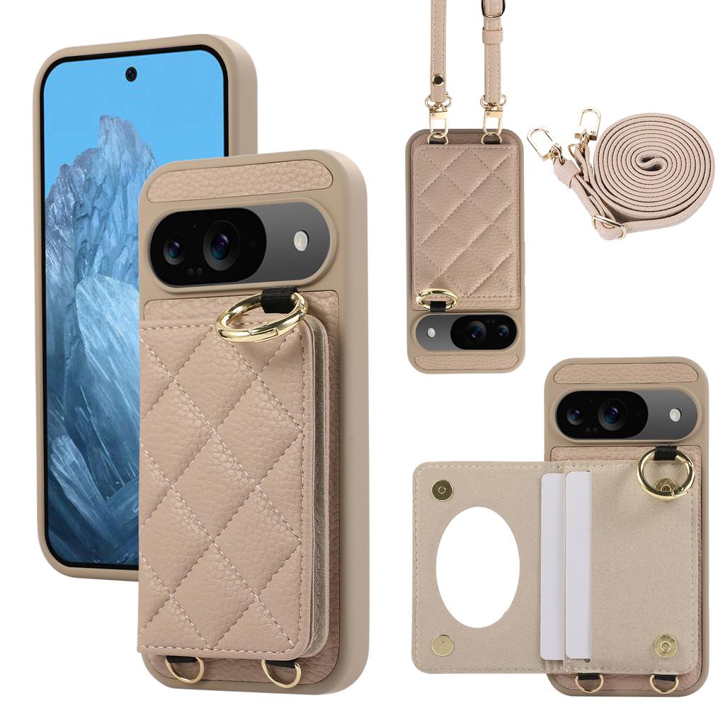 Кошелек-кроссбоди с держателем для карт, чехол для телефона для Google Pixel 9 Pro XL 8A 7A 9A Pixel8Pro, шнурок, ремешок на запястье, кожаная обложка