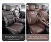Кожаные чехлы на сиденья автомобиля Wuling Xingguang 560, Всесезонные, Универсальная посадка, Перфорированная и дышащая подушка с полным покрытием.