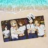 Аниме K-On Микрофибра Печатное Пляжное Полотенце Горный Туризм Йога Пляж Плавание Бег Впитывающее Мягкое Полотенце