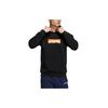Adidas Logo Print Hooded Long Sleeve Sweatshirt Men Tops Black HG6586