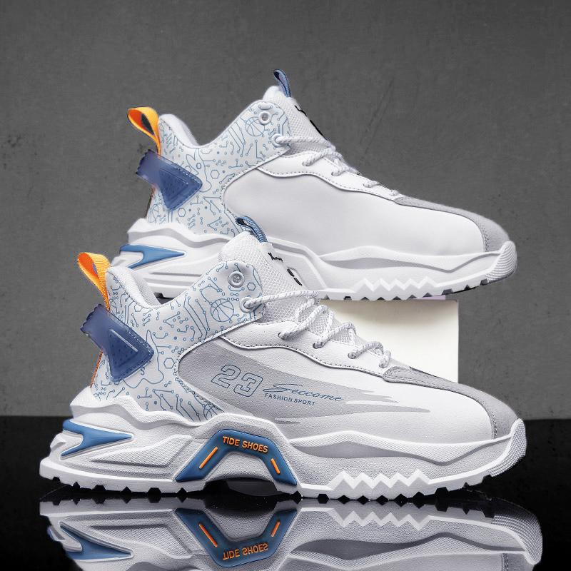 Fashion Men Sneaker Shoes Casual Sports Basketball Shoes for Men High Top Male Running Shoes Walking Style Shoes Fashion Footwear