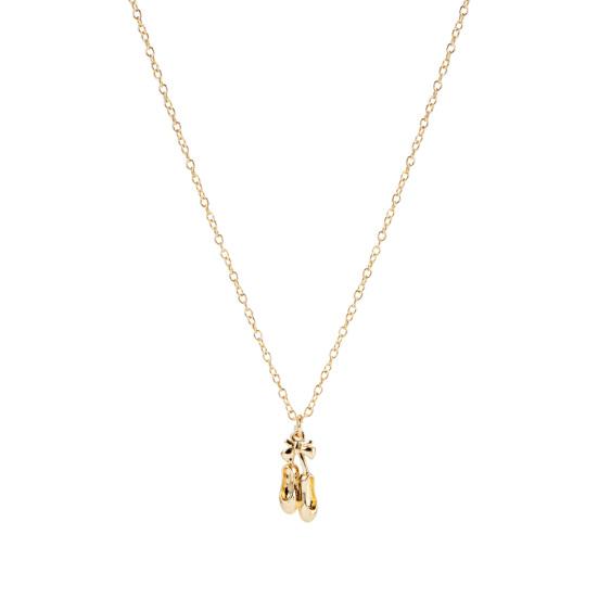 Ballet Shoes Necklace Ballerina Shoes Pendant Necklace Dainty Ballet Dancer