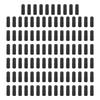 100pcs Brake Cable Ends Black Plastic Housing Ferrule Bike Cable End Caps for 5mm Diameter Brake