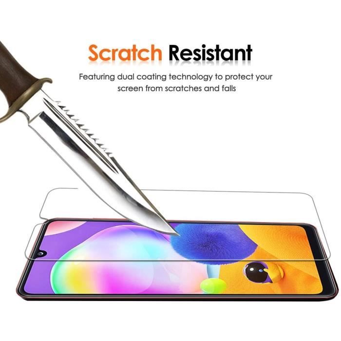 Verre Trempé - PROSHOP - Samsung A33 - Résistance 9H - Anti rayure - Lot de 3