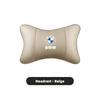 PU Leather Car Seat Headrest Lumbar Support Cushion Interior For BMW M3 M4 M5 G42 G30 G20 E39 E36 E87 E53 F44 F07 F34 G15 G16