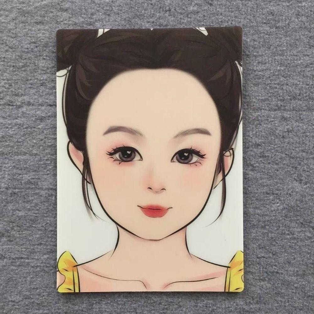 Многоразовый шаблон для упражнений по рисованию, шаблон для макияжа, инструмент для рисования, доска для трафаретов для рисования