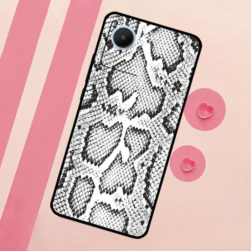 Snake Skin Print For Realme C71 C55 C53 C67 C75 C61 C33 C63 C51 C65 10 11 12 13 14 15 Pro Plus GT7 Pro Case