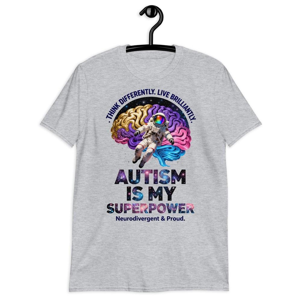 Autism Awareness TShirt  Autism Is My Superpower Neurodivergent Tee