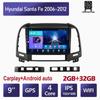 Wireless 9 Inch Android Car Radio Carplay For Hyundai Santa Fe 2006-2012 Car Multimedia Video Player GPS Navigation WIFI 2+32GB