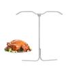 Крюк для подвешивания индейки для Pit Barrel Cooker из нержавеющей стали, подставка для фритюрницы для индейки для приготовления на открытом воздухе, патио, барбекю, кемпинг, вечеринка