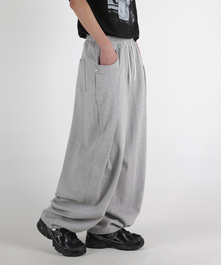 UMM Side Rivet Balloon Wide String Pants 3 Colors