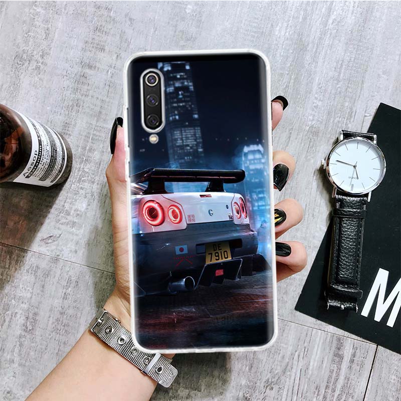Чехол для телефона GTR Sport Car JDM для Xiaomi Redmi Note 10 9 8 11 Pro 11T 11S 10S 9S 9A 9C 9T 8T 8A 7 7A 5 с художественным рисунком, чехол