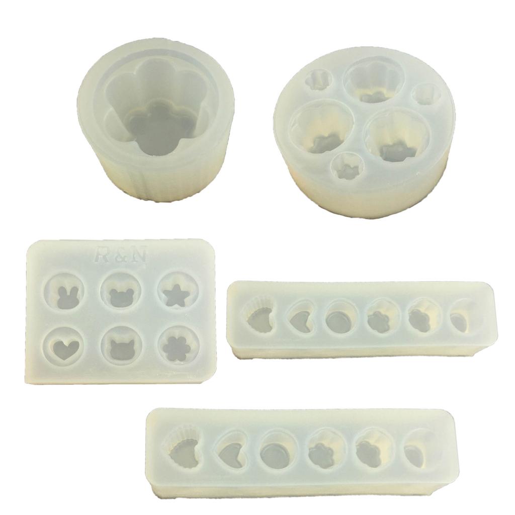 Cute Cake Decorating Molds for Candy Soap Candle Epoxy Clay Molds Food Fondant Molds DIY Handmade Silicone Cake Moulds