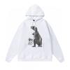 Худи Stu Streetwear Зимняя теплая хлопковая толстовка на флисе с принтом букв Свободный крой Мужская