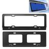Aluminum Alloy License Plate Frame with Screws Universal Easy To Install Car Front Rear