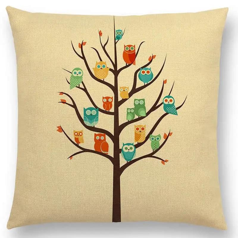 Последние мультяшные животные Милая акула Кошка Птица Жираф Пингвин Кит Белый медведь Бегемот Панда Чехол для подушки Автомобильный диван Наволочка