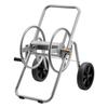 Water Hose Reel Cart, 6096/9144 cm High-Pressure Garden Hose Cart, Hoses Reel Carts with Two Wheels, Handle & Heavy-Duty Mesh Storage Basket, Portable
