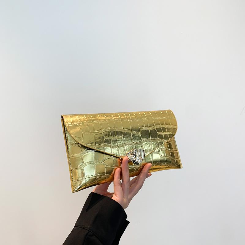 Новая простая маленькая квадратная сумка повседневная сумка текстурная сумка-клатч женская летняя красивая персонализированная сумка-конверт