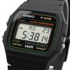 Casio Унисекс Кварцевые Черные Часы F-91W-3, [Б/У]