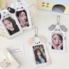 3-дюймовый держатель для карточек Pocard Kawaii Kpop Держатель для карточек с айдолами Брелок Защитник для карточек Po Рукава для карточек Po Чехол для проездного
