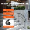 3FT Adjustable Wrought Iron Handrail Fits 3 Steps Outdoor Steps/Stairs