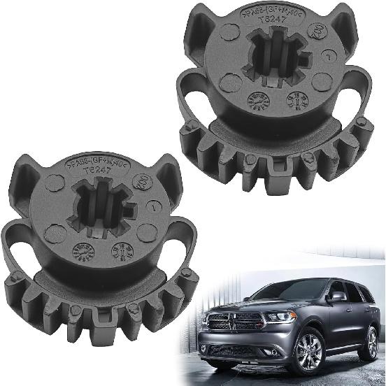 2Pcs HVAC Blend Door Gear Kit Compatible with 2011 2012 2013 2014 2015 2016 JEEP GRAND CHEROKEE HVAC Heater Blend Door Actuator 68214880AA